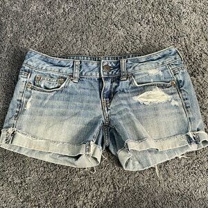 Lightly worn size 2 American Eagle jean shorts